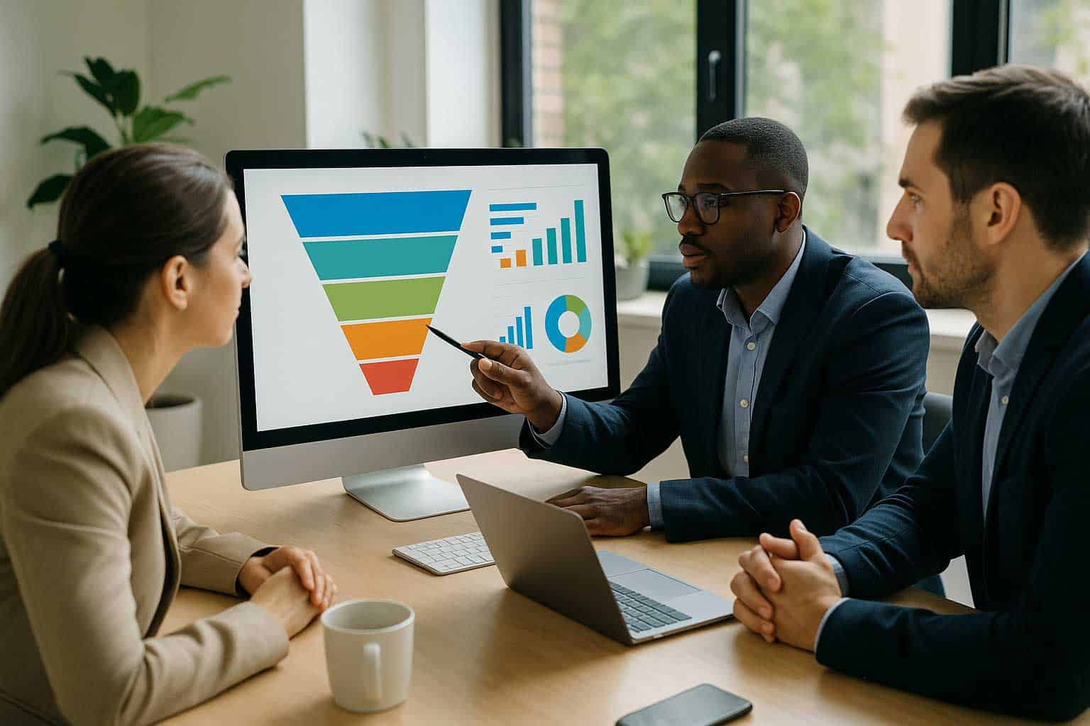 Analyse de l'entonnoir marketing pour optimiser la conversion de leads