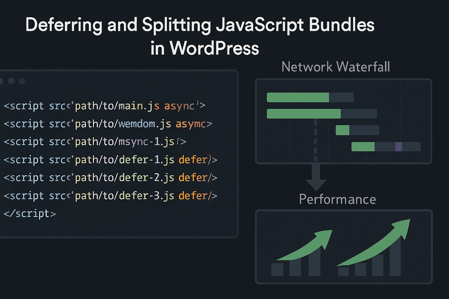 INP: différer le JavaScript et réduire les scripts bloquants