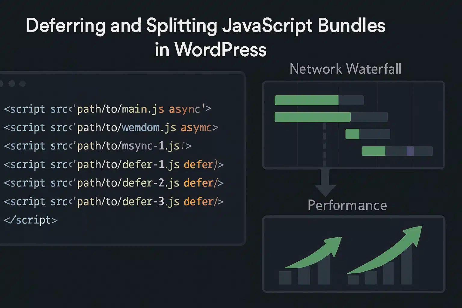 INP: différer le JavaScript et réduire les scripts bloquants