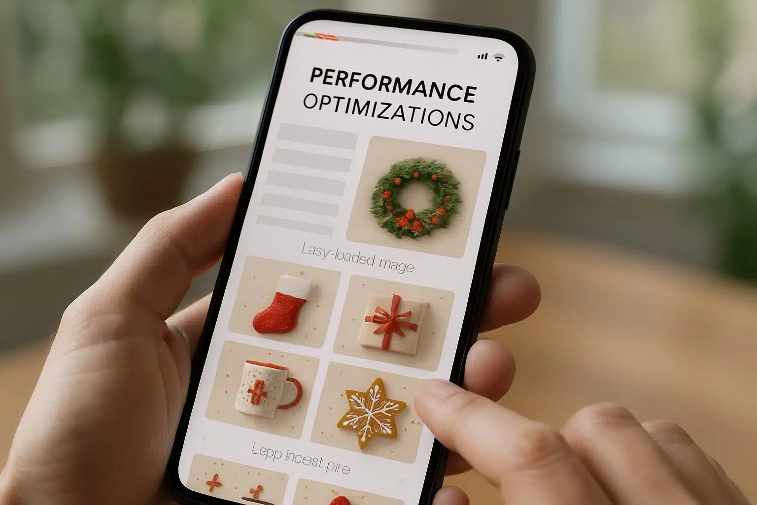 Vitesse perçue sur mobile avec skeleton screens et indicateurs de chargement
