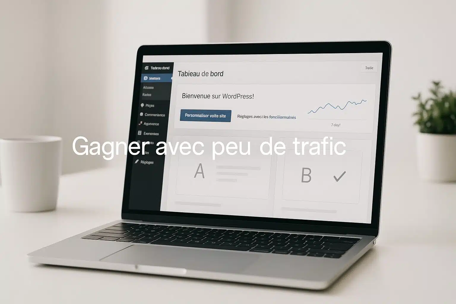 A/B testing avec peu de trafic: méthodes gagnantes