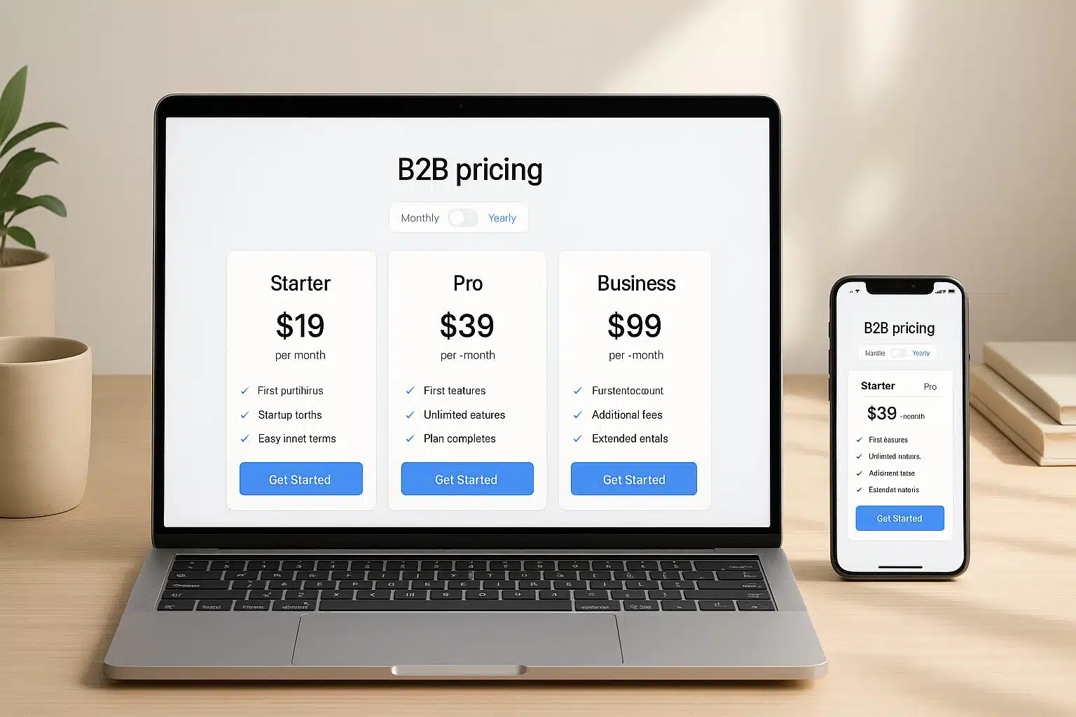 Page tarifs: structure et preuves qui font vendre