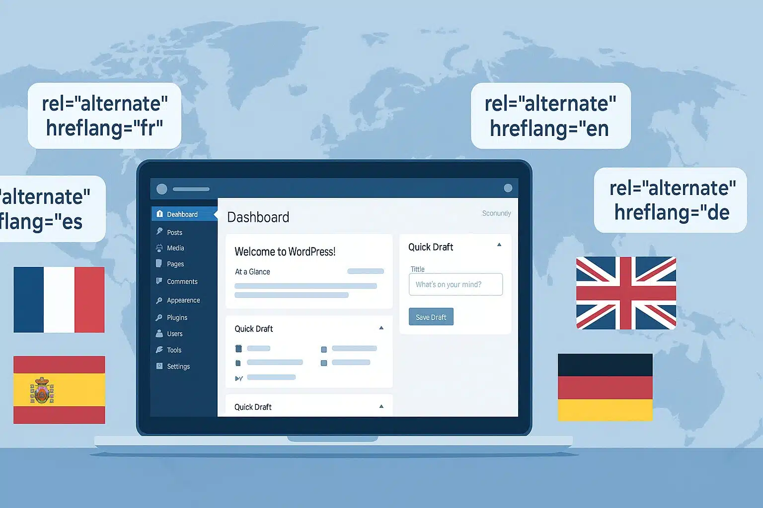 Multilingue WordPress: SEO hreflang sans erreurs